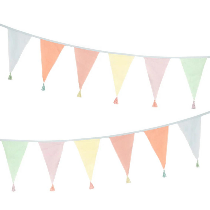 Pastel Fabric Bunting