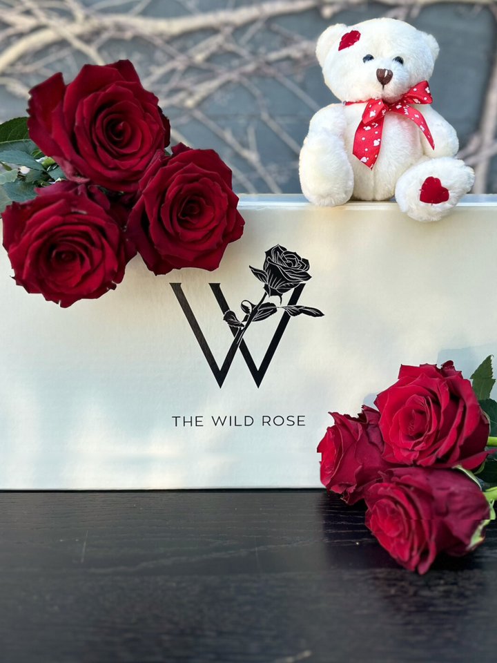 My Valentine Flower Gift Box